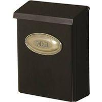 MAILBOX VERTICAL LCKAB BLK STL