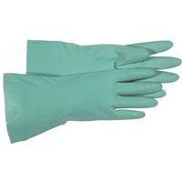 GLOVE NITRILE FLOCK LNED GREEN