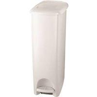 BASKET WASTE STEP WHITE 13GAL