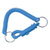 KEY RING CLD W/2 SNAP PLSTC