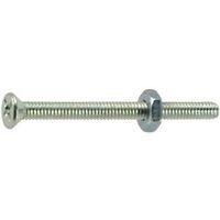 SCRW MACH PH ZN W-NUT 8-32X2