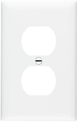 WHT 1G DPLX NYL PLATE