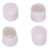 LEG TIP PLASTIC 5/8 INCH WHITE