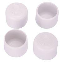 LEG TIP PLASTIC 1-1/4IN WHITE