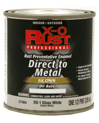 XO 1/2PT WHT OIL ENAMEL