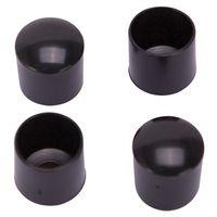 LEG TIP PLASTIC 7/8 INCH BLACK