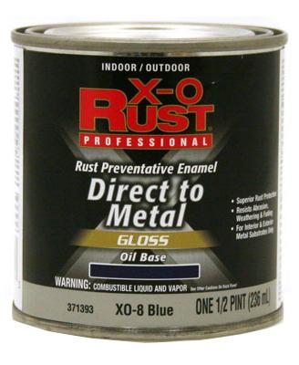 XO 1/2PT BLU OIL BASE