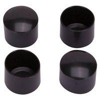 LEG TIP PLASTIC 1 INCH BLACK