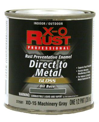 XO 1/2PT GRY OIL BASE