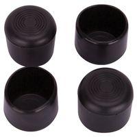 LEG TIP PLASTIC 1-1/4IN BLACK