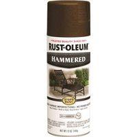 PAINT SPRAY HAMMERED BRN 12OZ