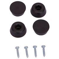 BUMPER SCREW RUBBER 1IN BLACK