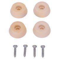 BUMPER SCREW RUBBER 1IN WHITE