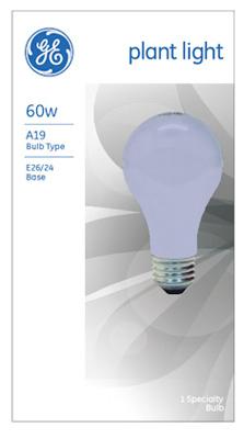 GE 60W INCA PLANT BULB