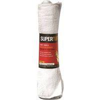 WHITE TERRY TOWELS 6/ROLL