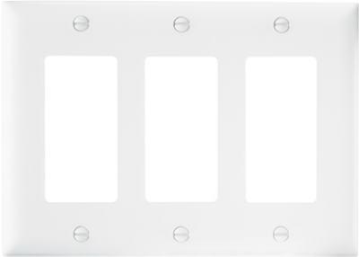 WHT 3G NYL WALL PLATE