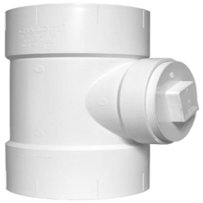 4" PVC DWV TEST TEE