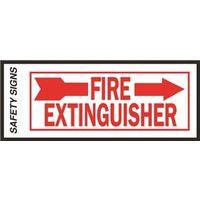 SIGN FIRE EXTINGUSHR ARROW RGT