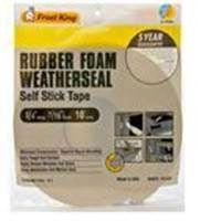 WEATHERSTRIP TAPE 3/4X10FT WHT