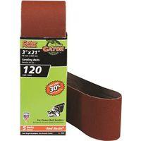 3X21 120GRIT ALUM OX BELT 5PK
