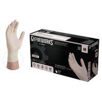 GLOVE LATEX PWDR FR 4MIL MED