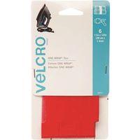 STRAP VELCRO RED 1/2X11IN