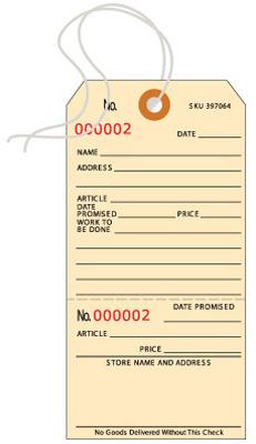 1000PK Repair Tag