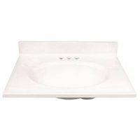 VANITY TOP CUL MARB WHT 19X25