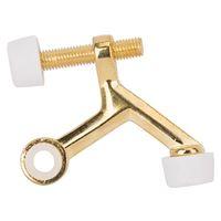DOOR STOP HINGE PIN POL BRS