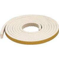 WEATHERSTRIP EPDM ADH 10FT WHT