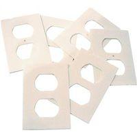 SEALER OUTLET PLATE FOAM WHITE