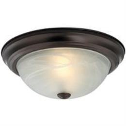 FIXTURE CEIL 2LT FLSH 13IN ORB