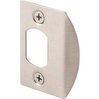 DOOR STRIKE PLATE SATIN NICKEL
