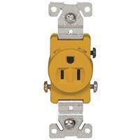 RECPT SINGLE COMM 3WIRE 15A IV