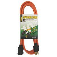 CORD EXTENSION ORG 16/3GA 10FT