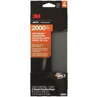 SANDPAPER W/D 2000G 3-2/3X9IN