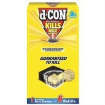 MOUSE BAIT STATION W/6 REFILLS