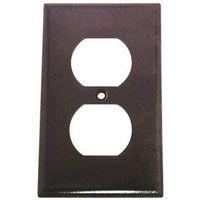WALLPLATE 1 GANG DPX BRN 1PK