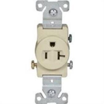 RECPT SINGLE COMM 3WIRE 20A IV