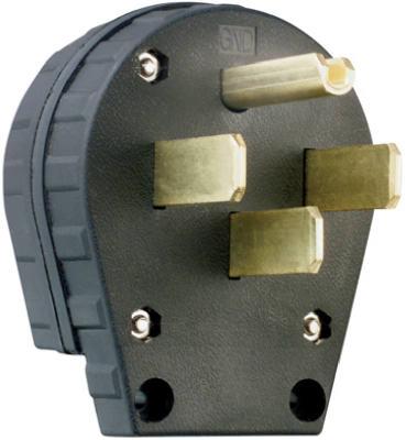 30/50A BLK RANGE PLUG