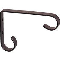 BRACKET PLANT BLACK SCROLL 4IN