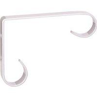 BRACKET PLANT WHITE SCROLL 4IN