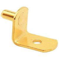 PEG SHELF 5MM BRASS PLATED MTL