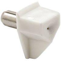 PEG SHELF 5MM WHITE MTL/PLASTC