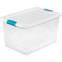 BOX LATCHING 64QT W/WHITE LID