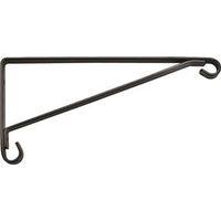 BRACKET PLANTER BLACK 8IN