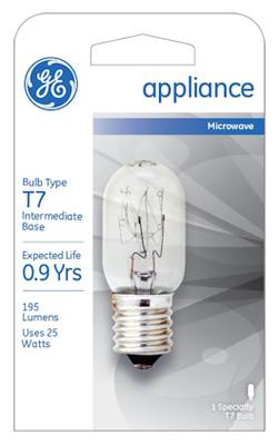 GE 25W CLR T7 Bulb