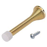 SPRING DOOR STOP HD POL BRS