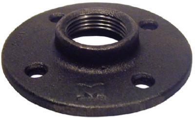 3/4 BLK FLR FLANGE