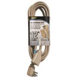 CORD EXT AC 14/3SPT-3X12FT BGE